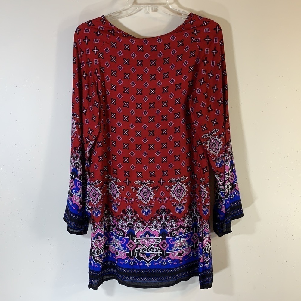 ZANZEA Floral Print Loose Casual Mini Shift Dress. S. NWT. - Picture 9 of 9